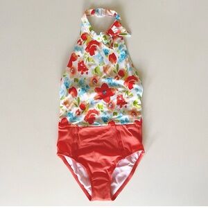 NEW Janie and Jack Halter Floral Bathing Suit